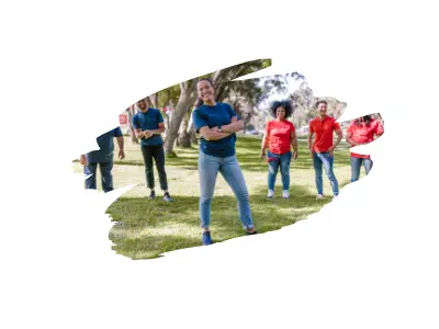 Équipe d'entreprise participant à une activité de team building à Genève