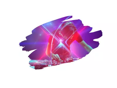 DJ professionnel animant une soirée d'entreprise avec piste de danse