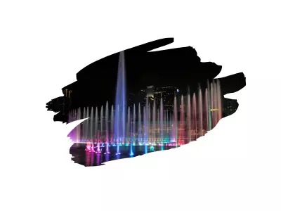 Spectacle de feu et jeux de lumière LED pour animation nocturne